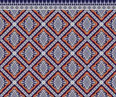 padrão étnico tecido textura geométrica vetor asteca oriental ilustração retro telha de cerâmica