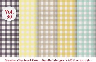 vetor clássico de padrão xadrez argyle, que é tartan, padrão guingão, textura de tecido tartan em estilo retro, colorido