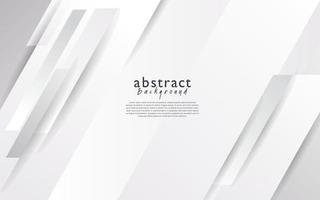 design de fundo abstrato moderno branco vetor