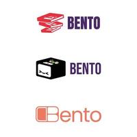 um conjunto de logotipos bento vetor