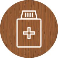 Design de ícone de frasco de medicamento vetor