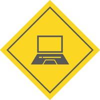 Design de ícone de laptop vetor