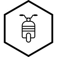 Design de ícone de scooter vetor