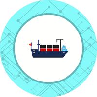 Design de ícone de navio vetor