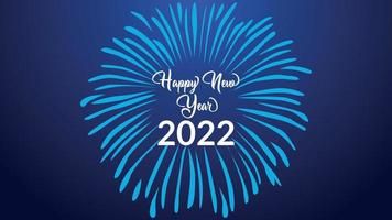ano novo 2022. ilustração em vetor feliz ano novo vetor grátis