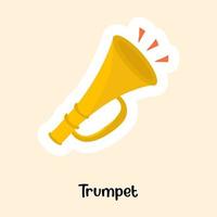trompete e instrumento musical vetor