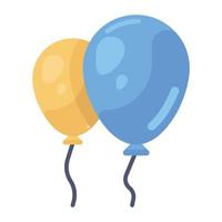 design de balões moderno vetor