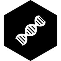 Design de ícone de DNA vetor