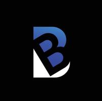 ilustração em vetor logotipo bb do alfabeto