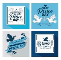 banners do dia internacional da paz