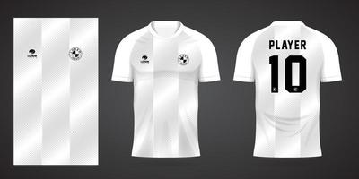 modelo de camisa de esporte para design de camisa de uniforme de futebol vetor