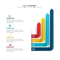 modelo de infográfico de vetor para diagramas, gráficos, apresentações, gráficos, conceitos de negócios.