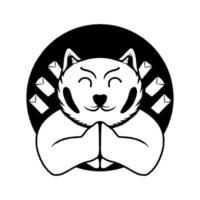 ano novo chinês tigre gato personagem ilustração vetorial design de camiseta vetor