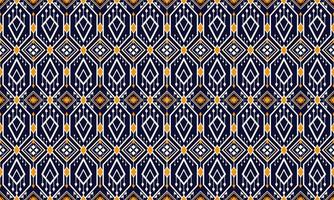 projeto tradicional padrão geométrico étnico oriental para plano de fundo, tapete, papel de parede, roupas, embrulho, batik, tecido, ilustração vetorial. Estilo bordado. vetor