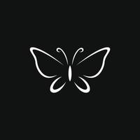 desenho vetorial de logotipo de borboleta vetor