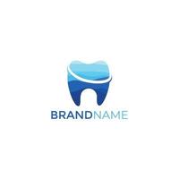 logotipo do dente dentário vetor
