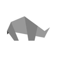 rhino logo ícone símbolo vetor design gráfico