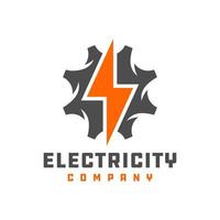 logotipo de reparo de rede elétrica vetor