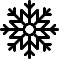 ícone de vetor de floco de neve simples, editável, 48 pixels