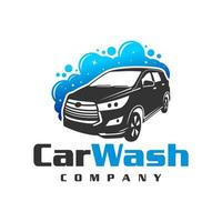 design de logotipo para lavagem de carros vetor