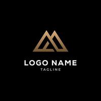 letra inicial minimalista aa, conceito de ícone do logotipo. modelo de design de emblema de alfabeto mínimo criativo. símbolo gráfico para identidade corporativa de negócios. Elemento gráfico de vetor criativo.