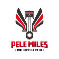 design do logotipo da comunidade do motociclista vetor