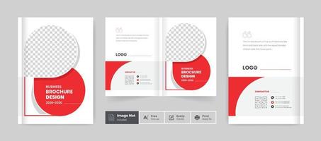 resumo corporativo brochura página de capa relatório anual capa de livro perfil de negócios design colorido modelo moderno vetor