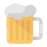 caneca de cerveja e bebidas vetor