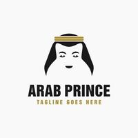 logotipo do príncipe ou rei da Arábia Saudita vetor