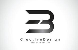 design de logotipo de carta eb eb. ícone criativo logotipo de vetor de letras modernas.