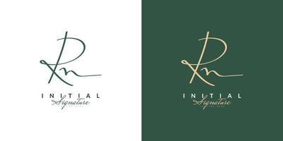 rn design de logotipo inicial com estilo de caligrafia elegante. logotipo ou símbolo de assinatura da rn para identidade de casamento, moda, joias, boutique, botânica, floral e comercial