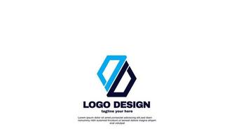 estoque vetor abstrato elegante rede logotipo corporativo empresa negócios e design de marca