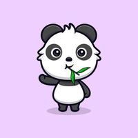 Panda Sentada No Logotipo Do Mascote De Desenho Animado Kawaii, Criativo E  Fofo, Em Nuvem Ilustração Stock - Ilustração de fofofo, aquarela: 253335976