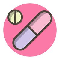 Design de ícone de medicamentos vetor