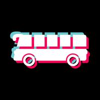 Design de ícone de ônibus vetor