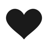ícone de coração para romance e amor vetor