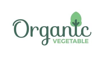 modelo de logotipo de agricultura orgânica para sua fazenda e agricultura vetor