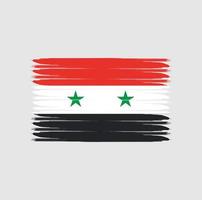 bandeira da síria com estilo grunge vetor