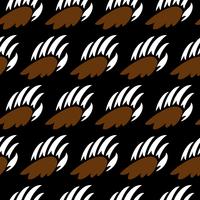 grizzly bear claw vector illustration