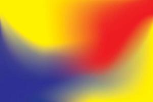 fundo gradiente abstrato. cores primárias, azul, vermelho e amarelo. ilustração vetorial. vetor