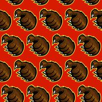 grizzly bear claw vector illustration