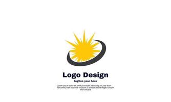 ilustrador vetor ícone logotipo modelo sol