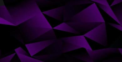 fundo roxo escuro realista com forma de baixo poli e sombra. bandeira roxa abstrata vetor