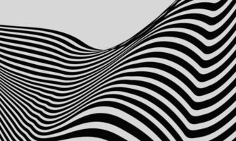 estoque ilustração padrão de linhas de ondas criativas vetor de fundo abstrato