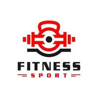 logotipo de ilustração de símbolo de esportes de fitness vetor