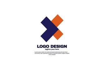 modelo de identidade de marca corporativa de logotipo de design de empresa de negócios abstratos vetor