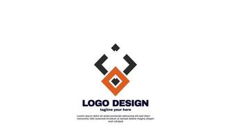 estoque vetor abstrato elementos criativos sua empresa negócios corporativos design de logotipo exclusivo colorido