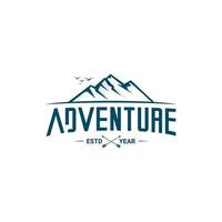 logotipo de aventura vetorial vetor