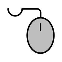 Desenho do ícone do rato vetor