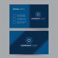 design de modelo de cartão de visita corporativo simples e limpo criativo vetor